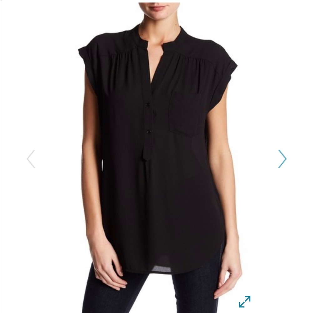 Nordstrom Pleione Short Sleeve Blouse Small